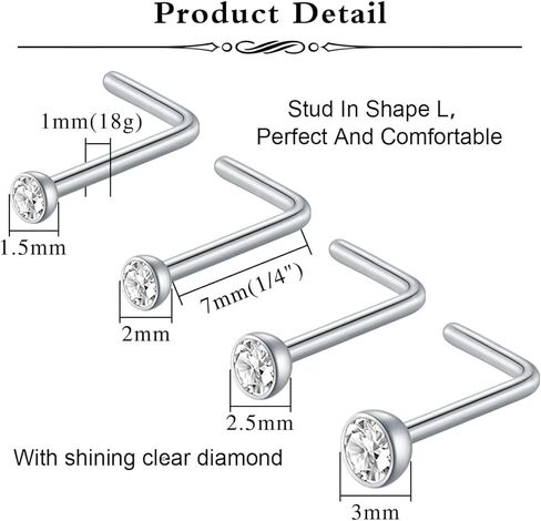 VCMART مزيج نمط هيئة ثقب المجوهرات مجموعة الفولاذ المقاوم للصدأ الأنف حدوة الحصان الشفاه اللسان الحاجب الحاجز الدائري الغضروف الزنمة أقراط السرة حلقات زر البطن هيئة ثقب المجوهرات حزمة 14G 16G 18G 20G in Kuwait