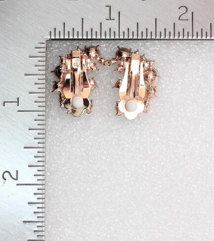 Faship Gorgeous Clip Ons Floral Earrings in Saudi Arabia