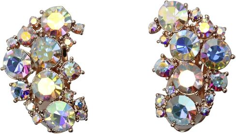 Faship Gorgeous Clip Ons Floral Earrings in Saudi Arabia