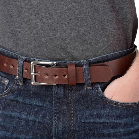 أحزمة Bullhide، حزام جلدي رجالي غير مخيط للعمل، CCW Carry، عرض 1.50 بوصة، صنع في الولايات المتحدة الأمريكية in Saudi Arabia