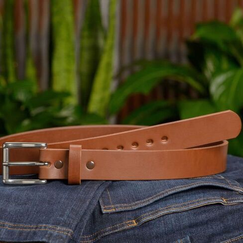 أحزمة Bullhide، حزام جلدي رجالي غير مخيط للعمل، CCW Carry، عرض 1.50 بوصة، صنع في الولايات المتحدة الأمريكية in Saudi Arabia