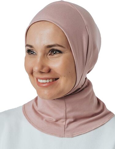 VeilWear حجاب فوري لسماعات الرأس والنظارات، وشاح رأس رياضي، جاهز لارتداء إكسسوارات إسلامية للنساء (أسود) in Kuwait