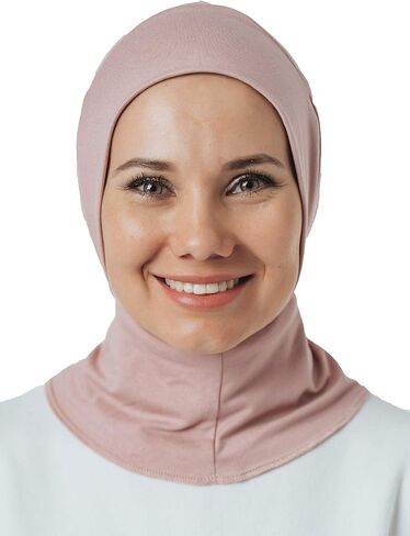 VeilWear حجاب فوري لسماعات الرأس والنظارات، وشاح رأس رياضي، جاهز لارتداء إكسسوارات إسلامية للنساء (أسود) in Kuwait