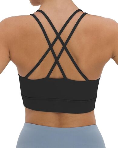 V VOCNI Nursing Bras for Breastfeeding Maternity Sports Bras Tank Top Sexy Crisscross Back Workout Yoga Pregnancy Bra in Saudi Arabia