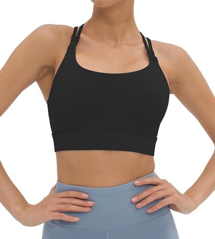 V VOCNI Nursing Bras for Breastfeeding Maternity Sports Bras Tank Top Sexy Crisscross Back Workout Yoga Pregnancy Bra in Saudi Arabia