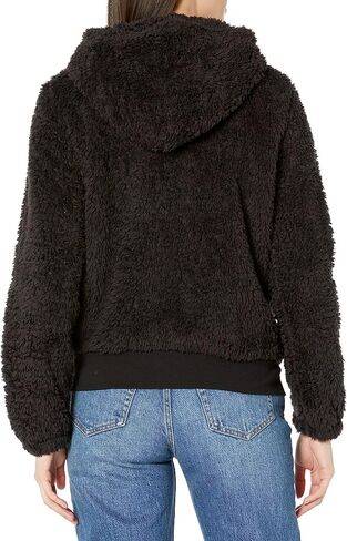 Andrew Marc Women's Teddy Fleece Full Zip Hooded Jacket in Kuwait