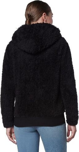 Andrew Marc Women's Teddy Fleece Full Zip Hooded Jacket in Kuwait