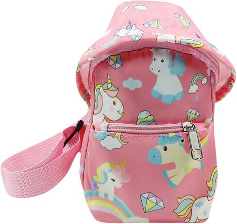 JUMISEE Cute Unicorn Dinosaur Crossbody Chest Bag Cartoon Sling Shoulder Bag for Travelling Hiking in Kuwait