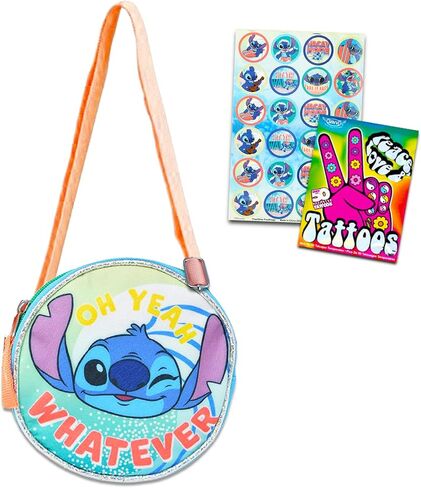 Lilo and Stitch Crossbody Purse for Girls - Bundle with Stitch Crossbody Bag for Kids Plus Stitch Stickers, More | Stitch Bags for Kids, Girls, Stitch Crossbody Bag, Stitch Purse for Girls in Kuwait