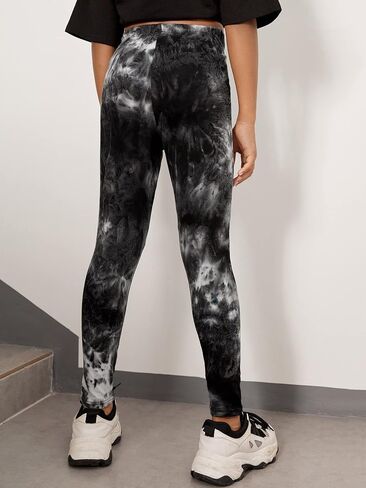 WDIRARA Girl's Camo Print Athletic Leggings Dance Running Yoga Knitted Pants in Saudi Arabia
