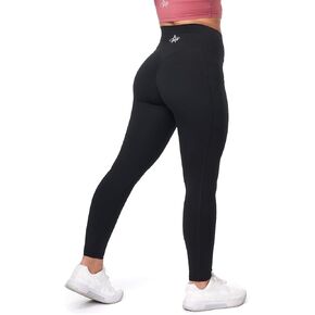 High Waist Yoga Pants with Side Pockets, Workout Running Leggings, Srunch Butt, V-Cut Front, Butt Lift, Full Length for Women in Saudi Arabia