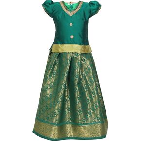 Ashwini Girls Indian Ethinic Pattu Pavadai in Kuwait