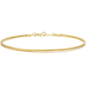 CHOW SANG SANG 18K Yellow Solid Gold Minimalist Simple Bangle for Women 92817K | 7 (Wrist Size:14.5-15.5 CM) in Saudi Arabia