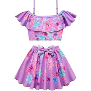 Akokvlar فتاة قطعتين ملابس السباحة الطباعة الرقمية ثوب السباحة Tankinis in Kuwait