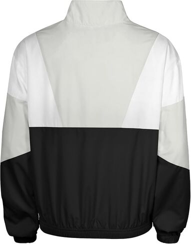 Umbro Girls' Pullover 1/2 Zip Jacket, Black Beauty/White in Saudi Arabia