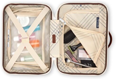 Samsonite Virtuosa Hardside Train Case, Crossbody Travel Makeup Case with Removable Strap in Saudi Arabia