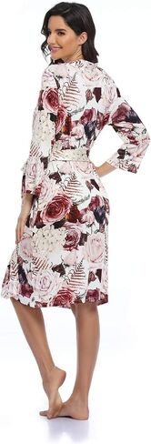 Women's Floral Maternity Robe/Labor and Delivery Robe for Hospital Robe/Nursing Pregnancy Robe Sleepwear in Saudi Arabia