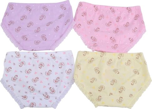 ZHTEAPR Little Kids Girls Underwear Toddler Soft Cotton Boxer Briefs Panties Cute Pattern Boyshorts (2-11years) in Kuwait