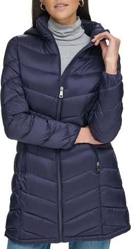 Calvin Klein Women's Light-Weight Hooded Puffer Jacket in Saudi Arabia
