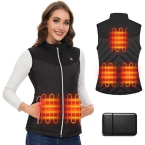 سترة CapEyes ساخنة للنساء مع بطارية 5 فولت 10000 مللي أمبير في الساعة، سترة نسائية دافئة للغاية للأنشطة الخارجية in Kuwait