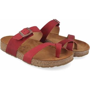 HAFLINGER Unisex-Adult Summer Leather Comfort Anatomic Footbeds Straps Juno Sandals in Kuwait