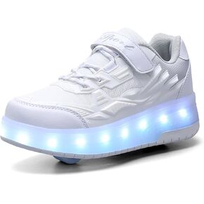 Pairobin Kids Roller Skates - Roller Skate Shoes - Sneakers 2-in-1 Roller Shoes Suitable for Outdoor Sports Start The Adventure and Freedom Journey and Enjoy The Fun of Childhood in Saudi Arabia
