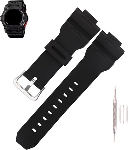 MMBAY 16mm Resin GW7900 GW7900B Watch Bands Replacement Fit for Casio G Shock 10330771 GW-7900 GW-7900B G-7900 G-7900B Strap Wirstband for Men and Women Waterproof Bracelet Watch accessories in Saudi Arabia