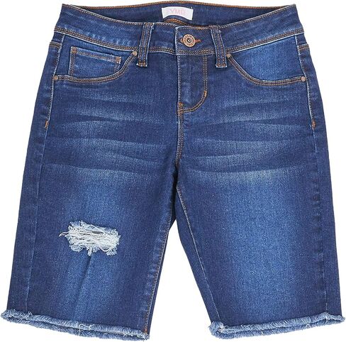 YMI Girls Essential Mid Rise Bike Shorts with Fray Hem in Saudi Arabia
