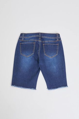 YMI Girls Essential Mid Rise Bike Shorts with Fray Hem in Saudi Arabia
