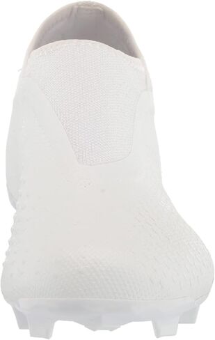 adidas Unisex Predator Accuracy.3 Firm Ground Soccer Shoe, White/White/Black (Laceless), 6.5 US Men in Saudi Arabia