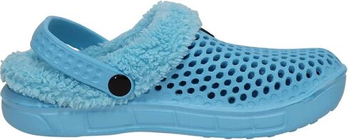 NORTY Childrens Unisex Boy's Girl's Comfortable Lightweight EVA Garden Clog Shoe with Microfleece Lining in Kuwait