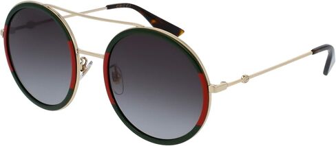 Gucci Green Gradient Round Sunglasses GG0061S-003 56 in Saudi Arabia