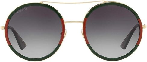 Gucci Green Gradient Round Sunglasses GG0061S-003 56 in Saudi Arabia