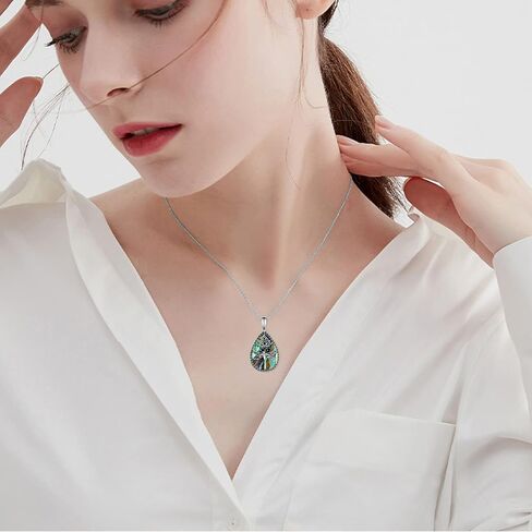 Daixiya Dragonfly Necklace 925 Sterling Silver Lotus Dragonfly Pendant Necklaces Boho Jewelry Gifts for Women Girls Mom in Saudi Arabia