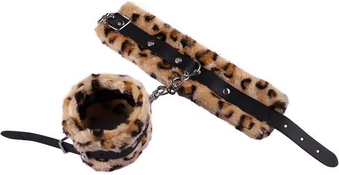Fluffy Handcuff Bracelet Soft Plush Leg Cuff Wrist Adjustable Binding Cuff Bracelets Cosplay Yoga Jewelry for Women Men Lover Couple in Saudi Arabia