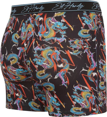 ED HARDY Men's Athletic Underwear 3, 4, or 5 Pack Moisture Wicking Performance Boxer Briefs for Men in Kuwait