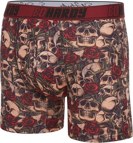 ED HARDY Men's Athletic Underwear 3, 4, or 5 Pack Moisture Wicking Performance Boxer Briefs for Men in Kuwait