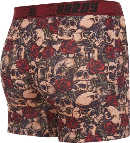 ED HARDY Men's Athletic Underwear 3, 4, or 5 Pack Moisture Wicking Performance Boxer Briefs for Men in Kuwait
