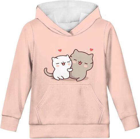 DISNIMO Cute Hoodies for Kids Boys Girls Youth, Long Sleeve Sweatshirt Pullover with Pocket 6-16 Years in Saudi Arabia