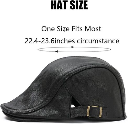 قبعة مسطحة للرجال من جلد الخراف Gatsby Ivy Cap للقيادة قبعة موزع الصحف in Kuwait