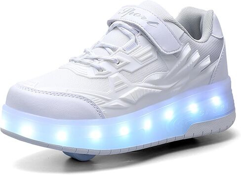 Pairobin Kids Roller Skates - Roller Skate Shoes - Sneakers 2-in-1 Roller Shoes Suitable for Outdoor Sports Start The Adventure and Freedom Journey and Enjoy The Fun of Childhood in Saudi Arabia