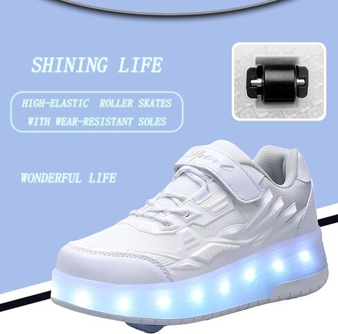 Pairobin Kids Roller Skates - Roller Skate Shoes - Sneakers 2-in-1 Roller Shoes Suitable for Outdoor Sports Start The Adventure and Freedom Journey and Enjoy The Fun of Childhood in Saudi Arabia