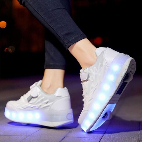 Pairobin Kids Roller Skates - Roller Skate Shoes - Sneakers 2-in-1 Roller Shoes Suitable for Outdoor Sports Start The Adventure and Freedom Journey and Enjoy The Fun of Childhood in Saudi Arabia