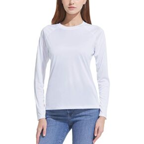 CQR Women's UPF 50+ Long Sleeve UV/Sun Protection T-Shirt, Outdoor Cool Dry Athletic Performance Hiking Shirts