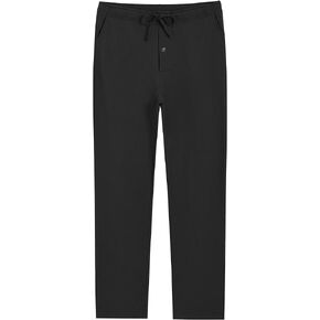 Weintee Men's 34" Inseam Tall Pajama Pants Cotton Lounge Pants with Pockets