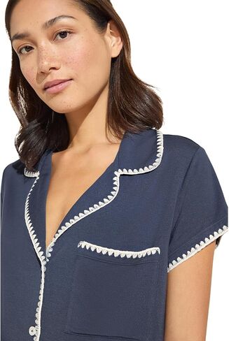 Eberjey Women's The Frida Whip Stitch Short Pajama Set in Saudi Arabia