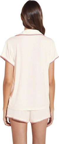 Eberjey Women's The Frida Whip Stitch Short Pajama Set in Saudi Arabia