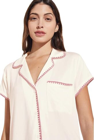 Eberjey Women's The Frida Whip Stitch Short Pajama Set in Saudi Arabia