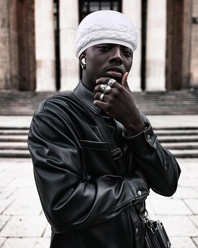 عمامة حريرية مبطنة من Ababalaya للنساء والرجال، عمامة هالة حريرية مبطنة، Durag لضفائر الأمواج، غطاء النوم، غطاء النوم in Kuwait