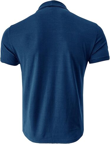 تي شيرت Viwedo رجالي بياقة مدورة وأكمام قصيرة وقميص داخلي بقصة ضيقة in Kuwait